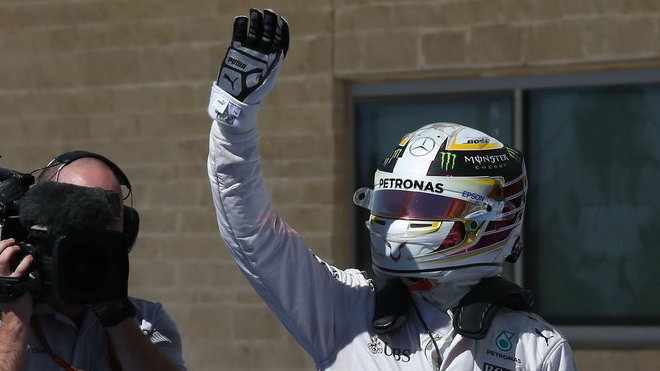 Lewis Hamilton po kvalifikaci v Austinu