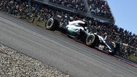Nico Rosberg v kvalifikaci v Austinu