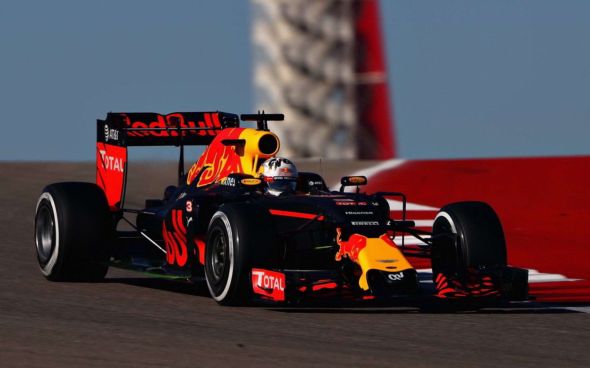Daniel Ricciardo v kvalifikaci v Austinu