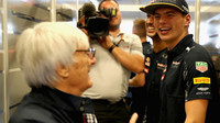 Bernie Ecclestone, Daniel Ricciardo a Max Verstappen v Austinu