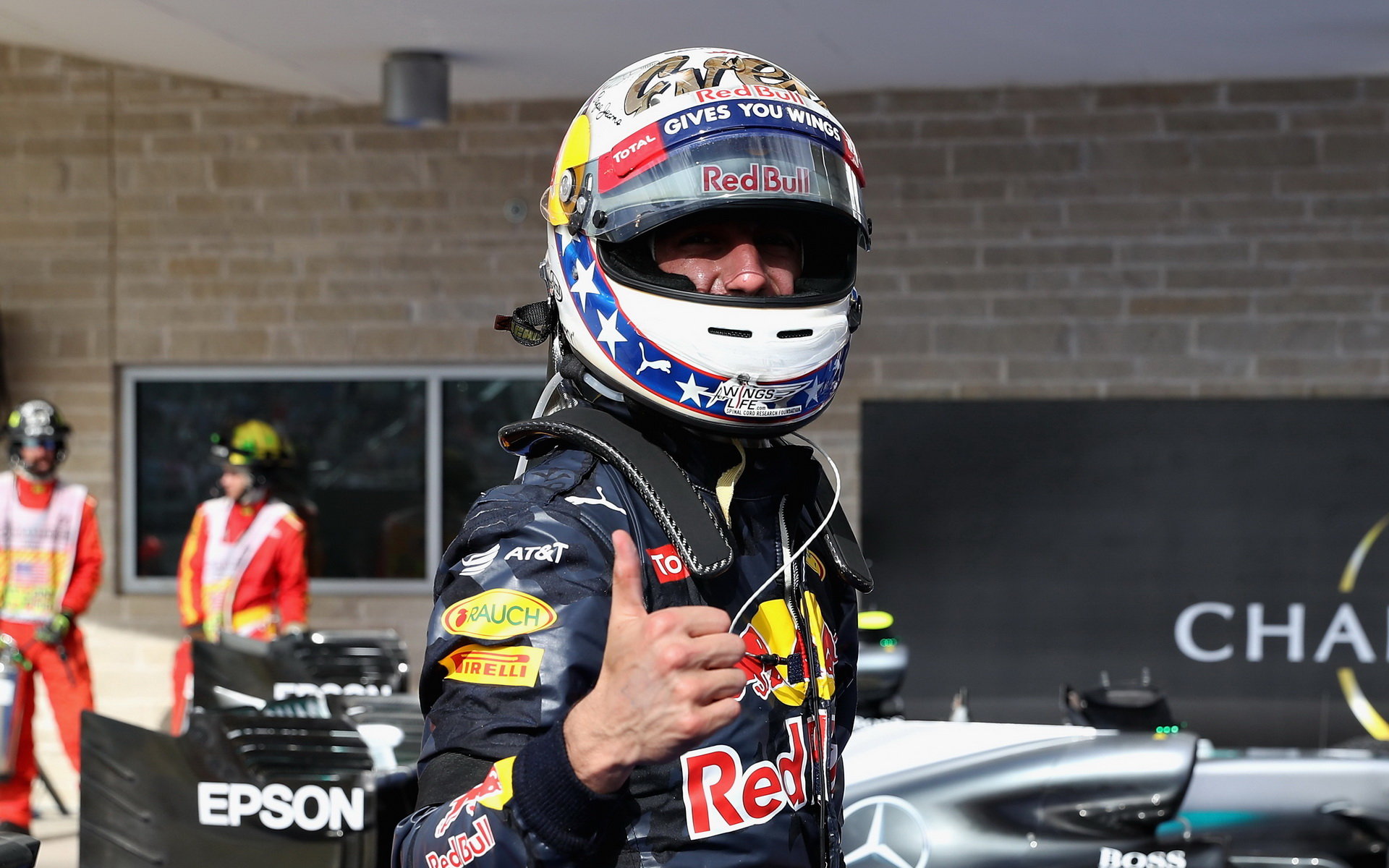 Daniel Ricciardo po závodě v Austinu