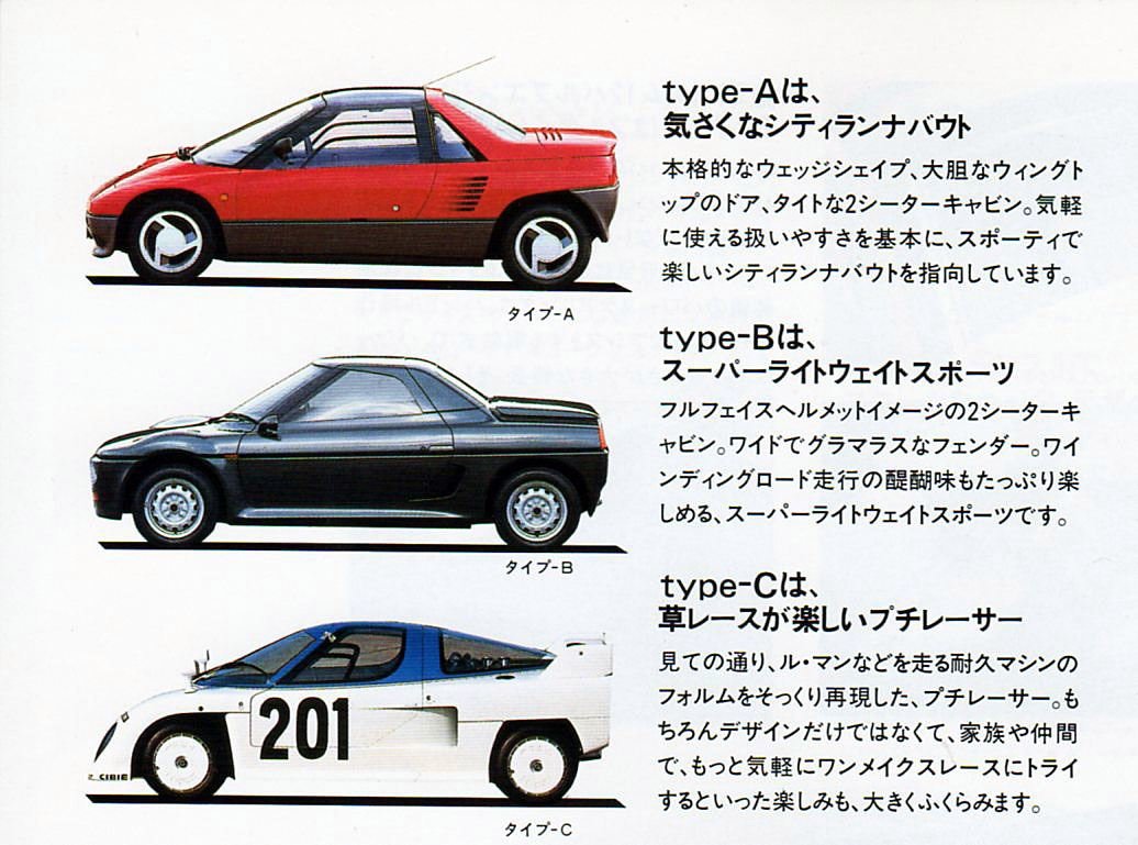 Mazda AZ-550 Type A &amp; B &amp; C
