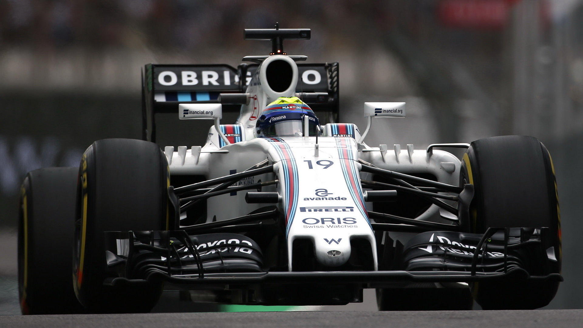 Felipe Massa v kvalifikaci na Velkou cenu Brazílie