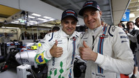 Felipe Massa se svým týmovým kolegou Valtterim Bottasem