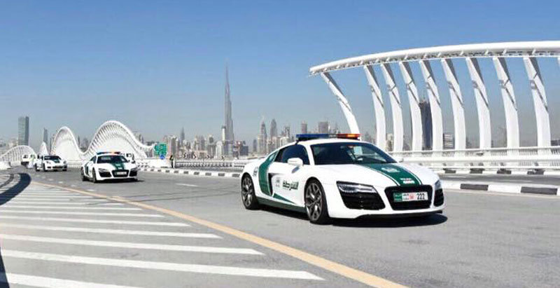 Policejní vozový park arabské policie