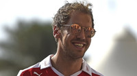 Sebastian Vettel měl v Abú Zabí po posledním tréninku důvod k úsměvu