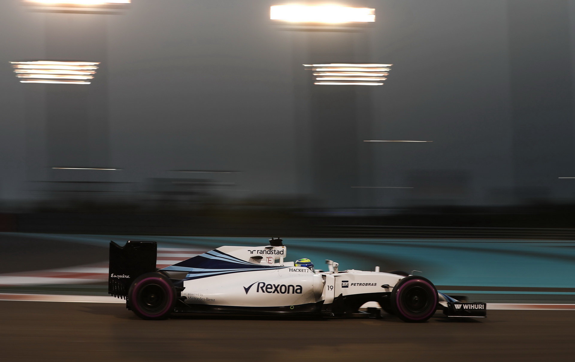 Felipe Massa ve své poslední kvalifikaci F1 v Abú Zabí