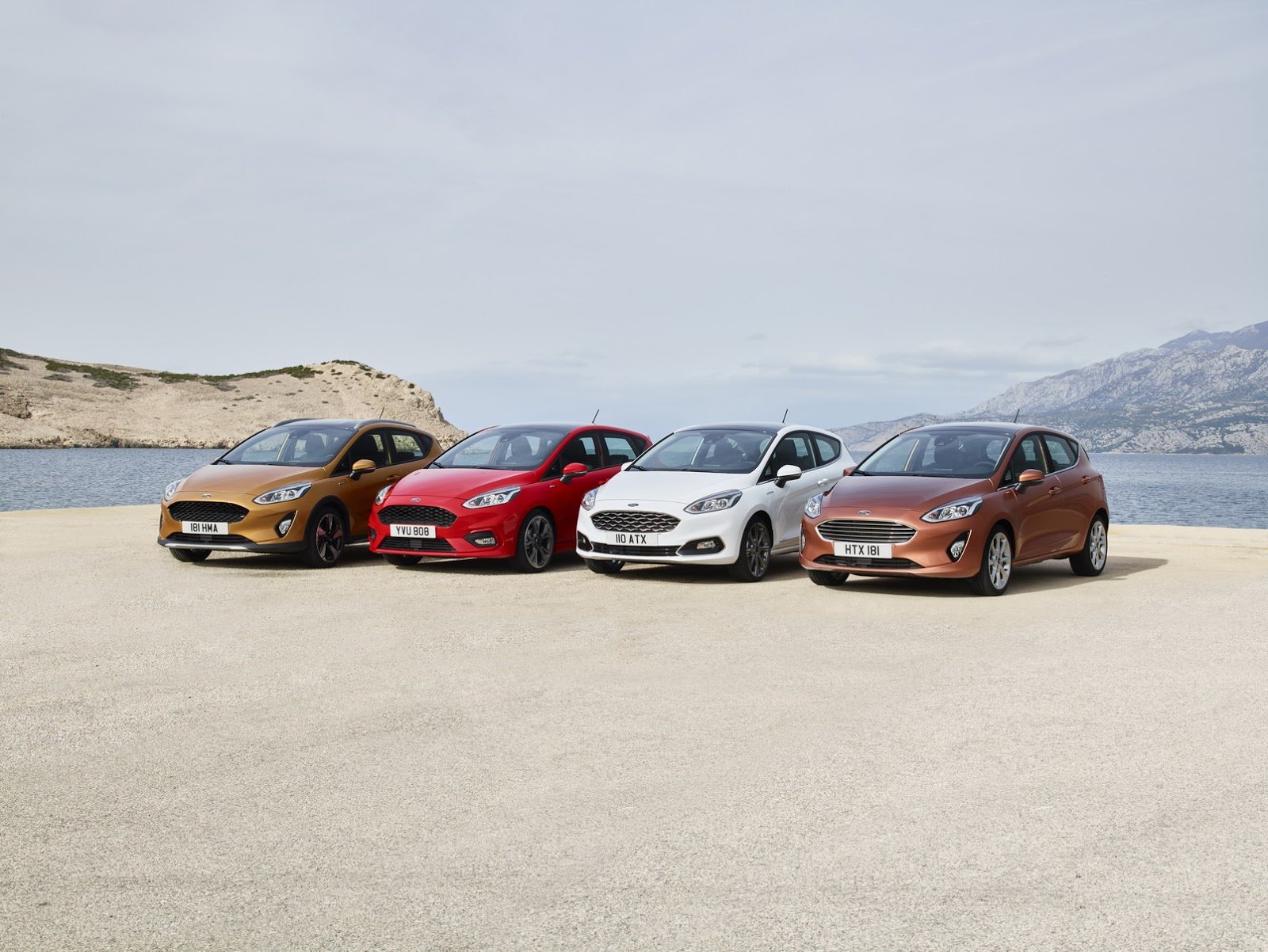 Všechny nabízené varianty Fordu Fiesta pohromadě.