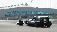 Pascal Wehrlein během posledního dne testů nových pneumatik v Abú Zabí