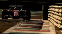 Kimi Räikkönen během posledního dne testů nových pneumatik v Abú Zabí