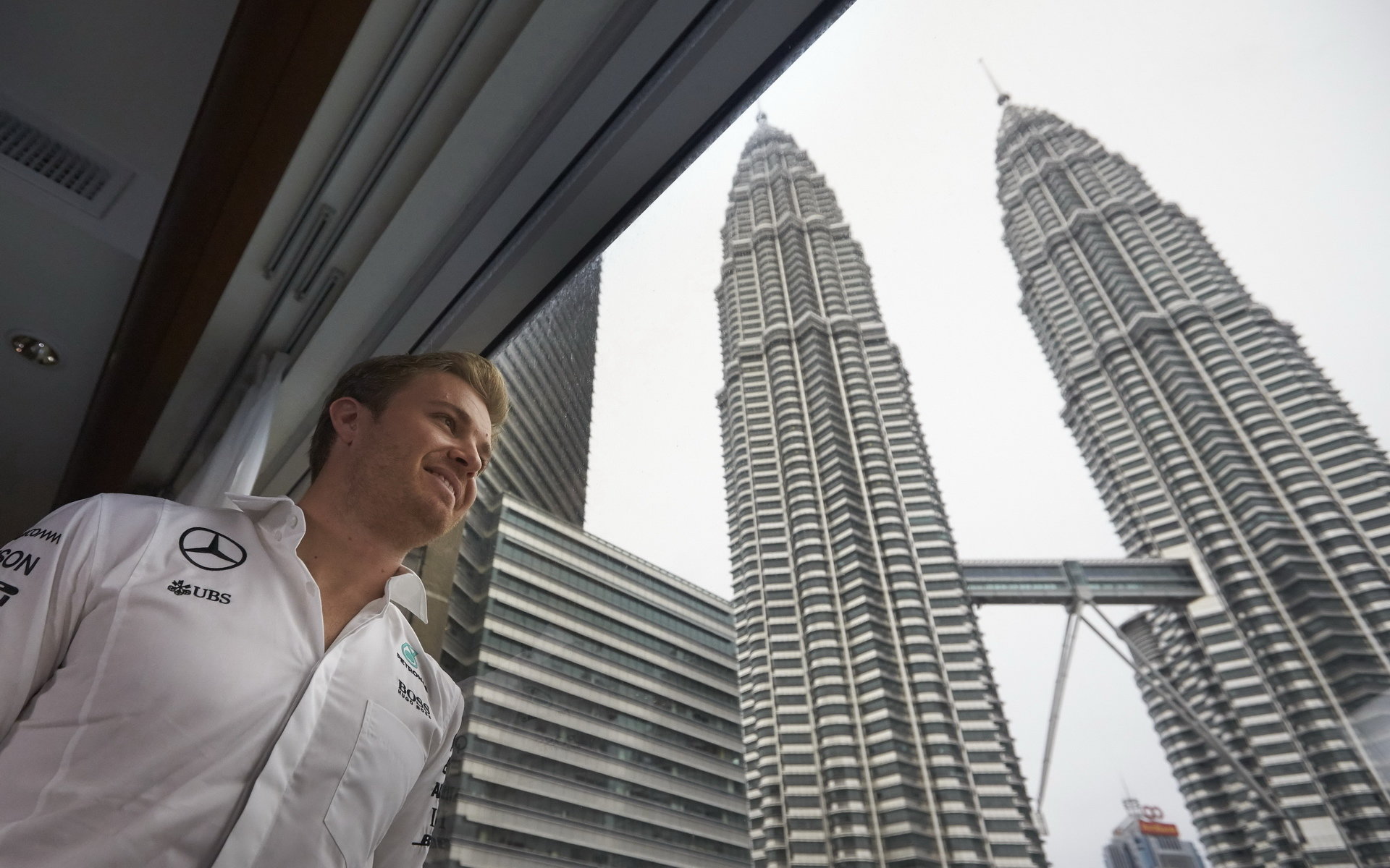 Nico Rosberg po zisku titulu v Malajsii