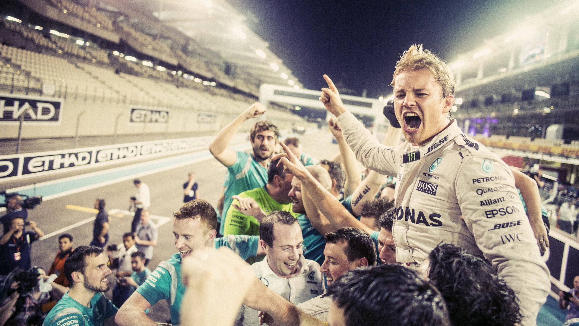 Nico Rosberg si konečně splnil svůj velký klukovský sen