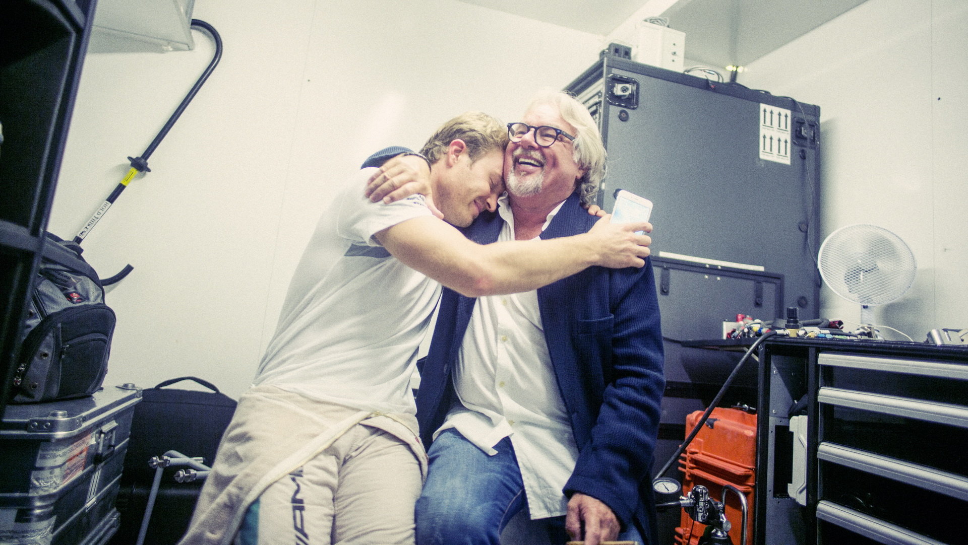 Nico Rosberg se svým otcem Kekem