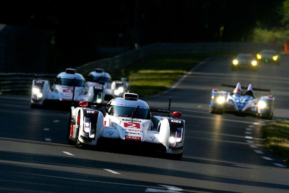 Spanilá jízda Audi R18 e-tron quattro v Le Mans 2014