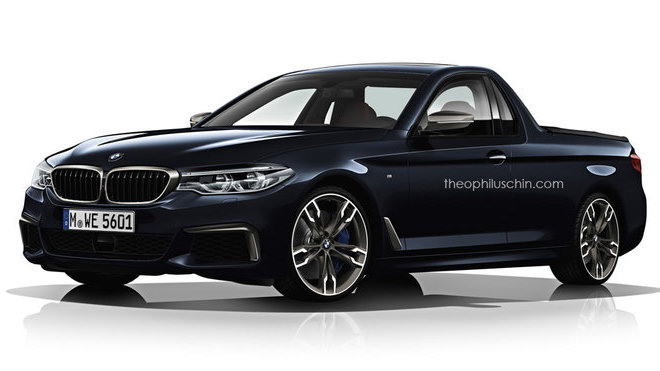 Nové BMW řady 5 v provedení pickup