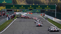 Start závodu ve Spa-Francorchamps