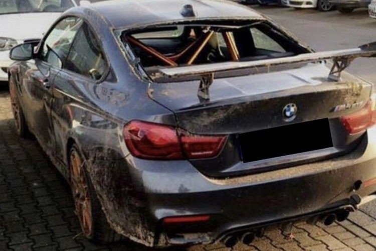 První zničený kousek BMW M4 GTS