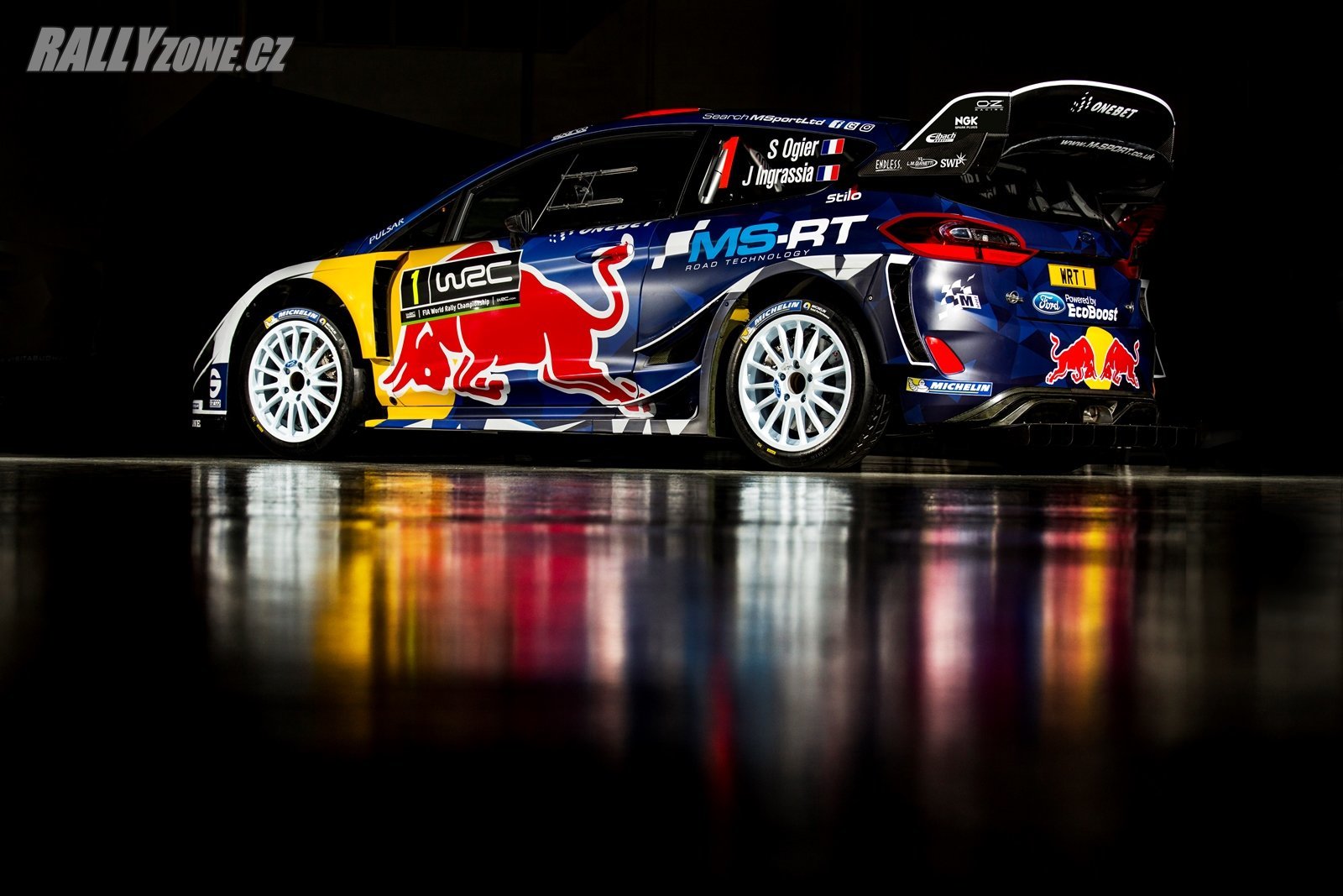 Nový Ford Fiesta WRC ve zbarvení Sébastiena Ogiera