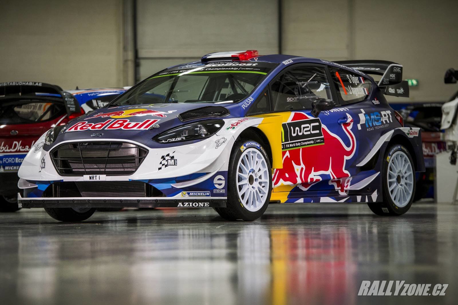 Nový Ford Fiesta WRC ve zbarvení Sébastiena Ogiera