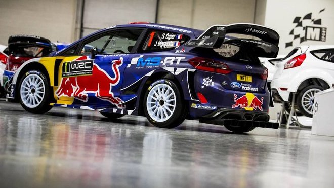 Nový Ford Fiesta WRC v barvách Seba Ogiera