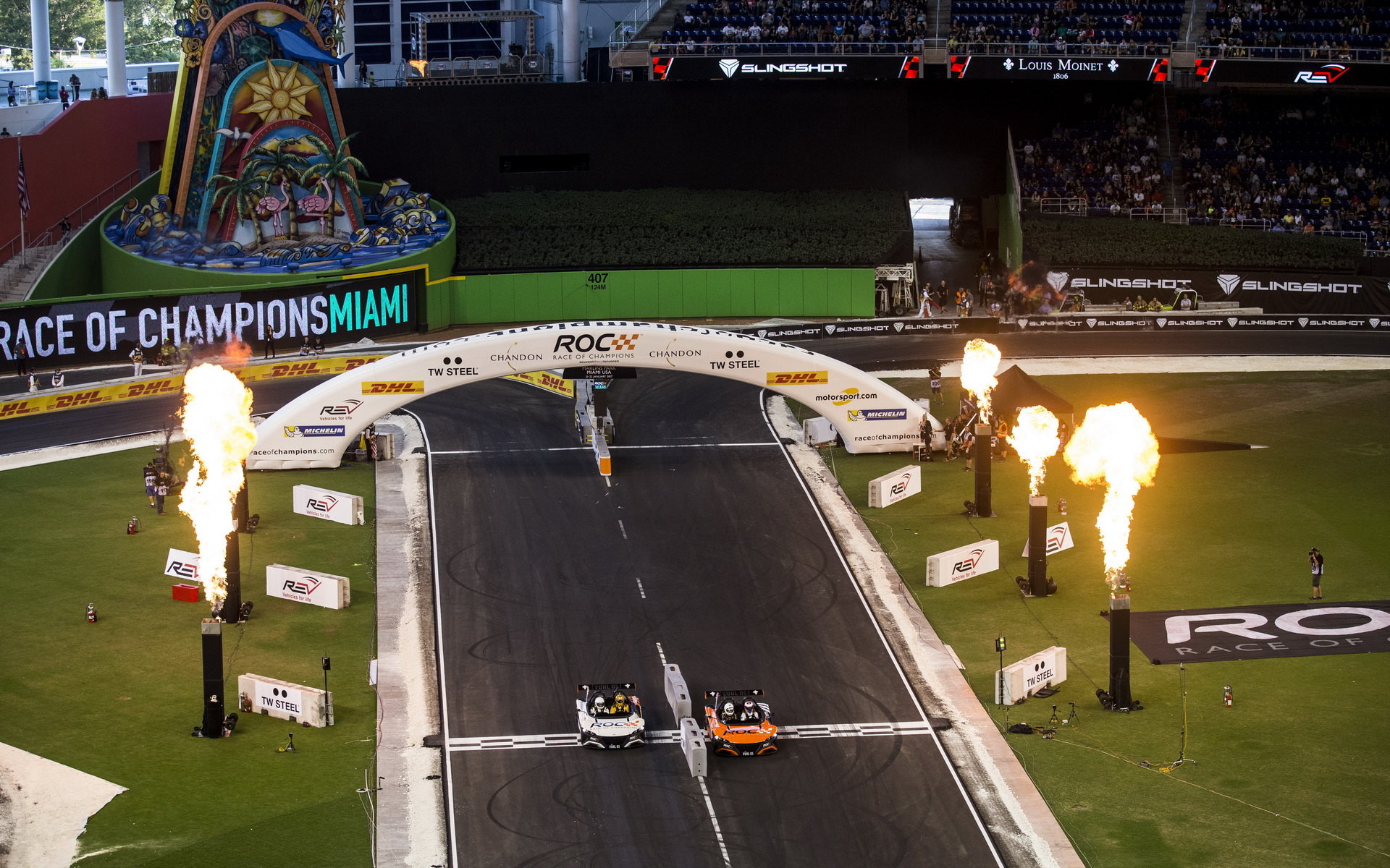 Závod šampionů 2017 v Miami - Button poráží Busche