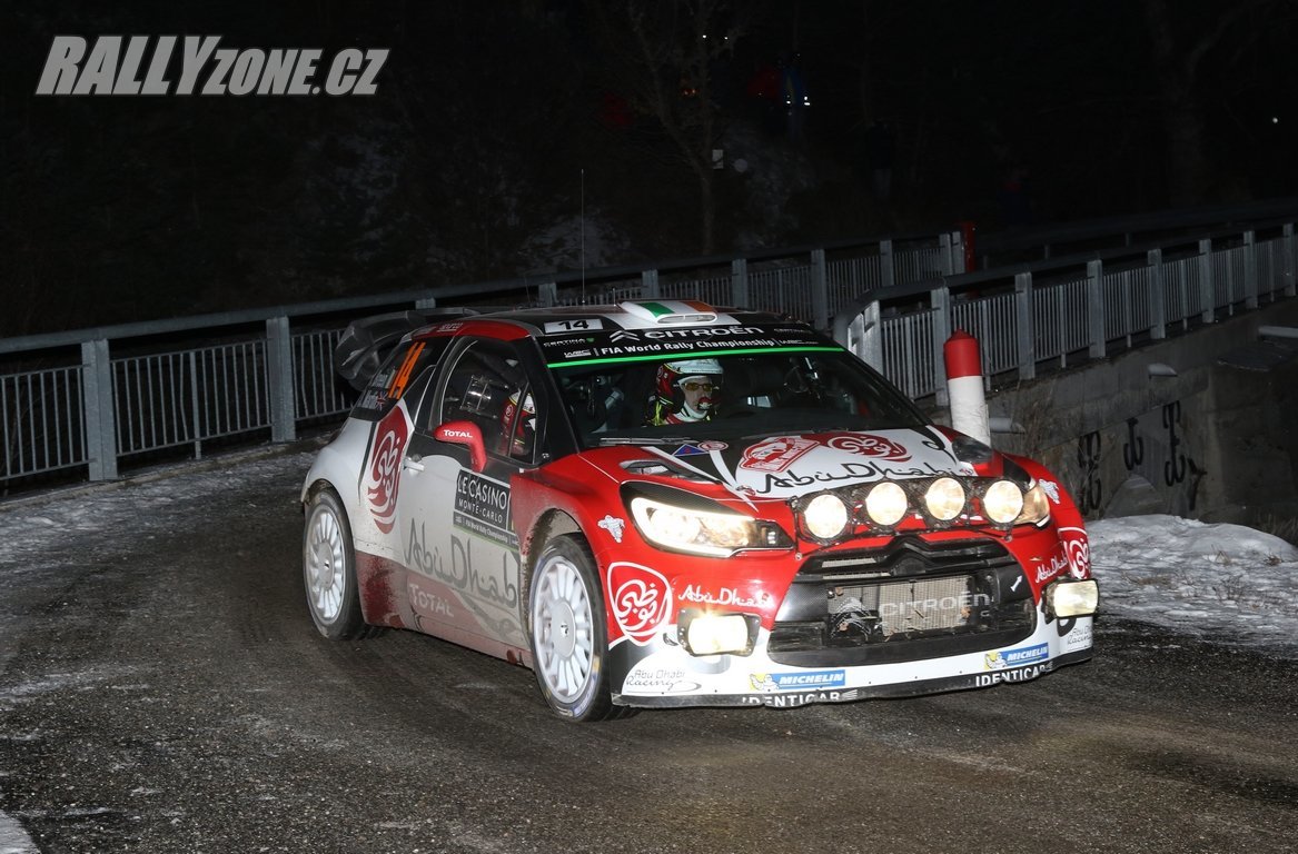 Vloni dostal Breen na Monte Carlu k dispozici pouze DS3 WRC