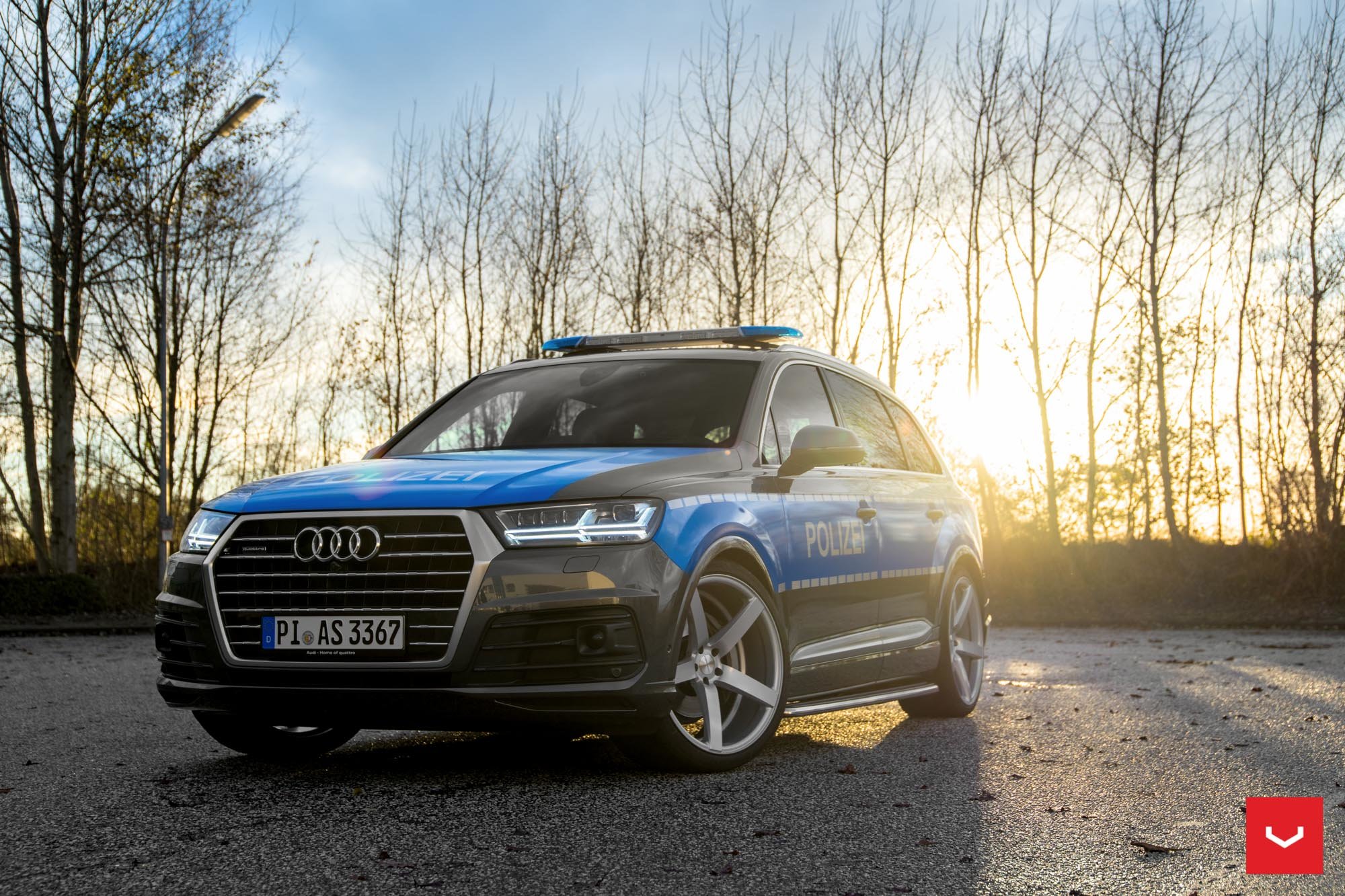 Audi Q7 s policejním paketem