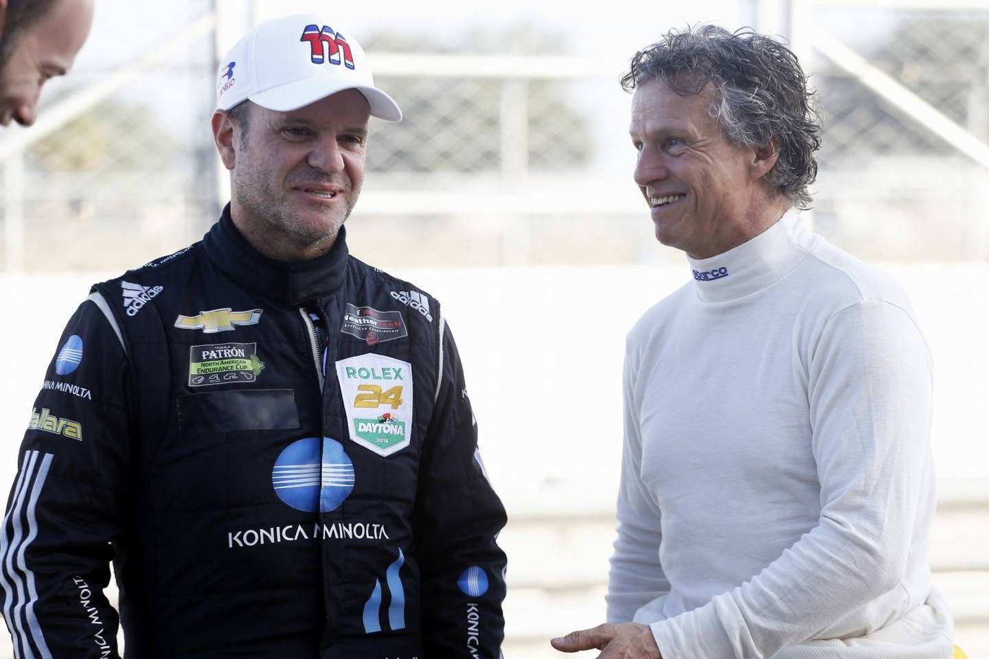 Rubens Barrichello a Jan Lammers