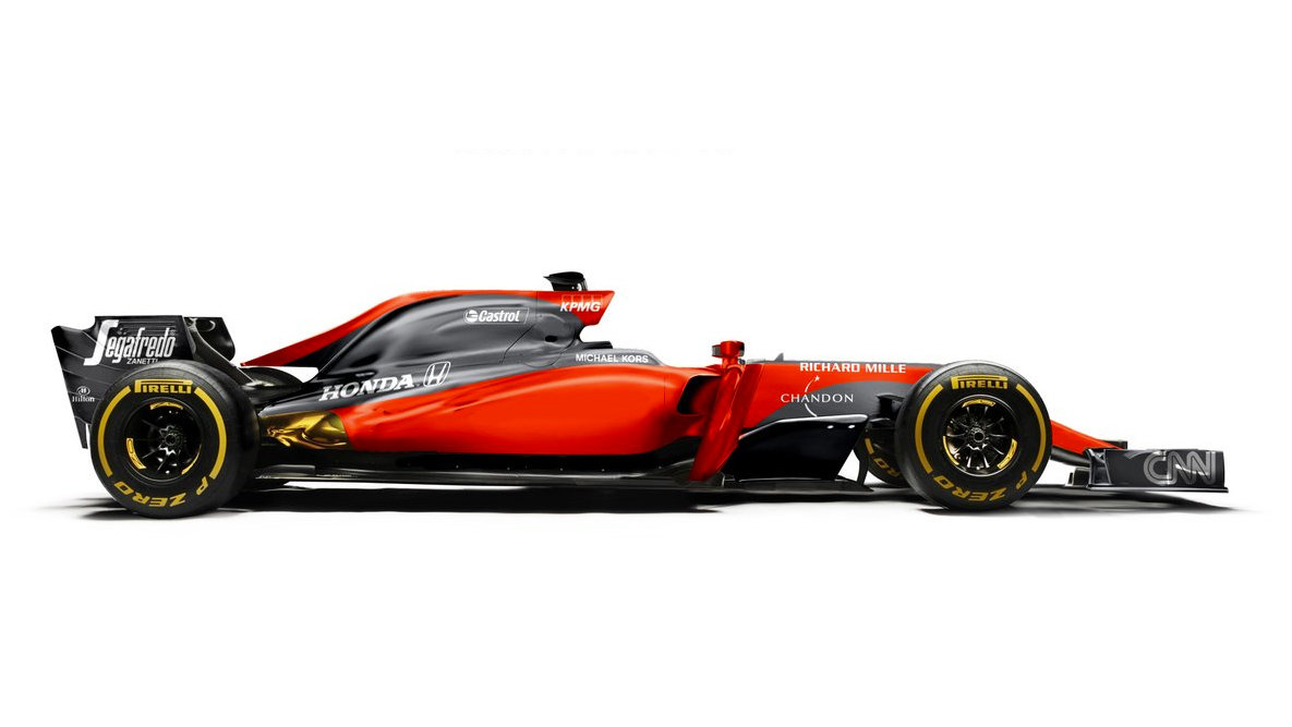 Jeden z neoficiálních grafických návrhů McLarenu