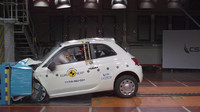 Fiat 500 v nárazových testech Euro NCAP.