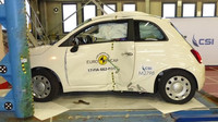 Fiat 500 v nárazových testech Euro NCAP.