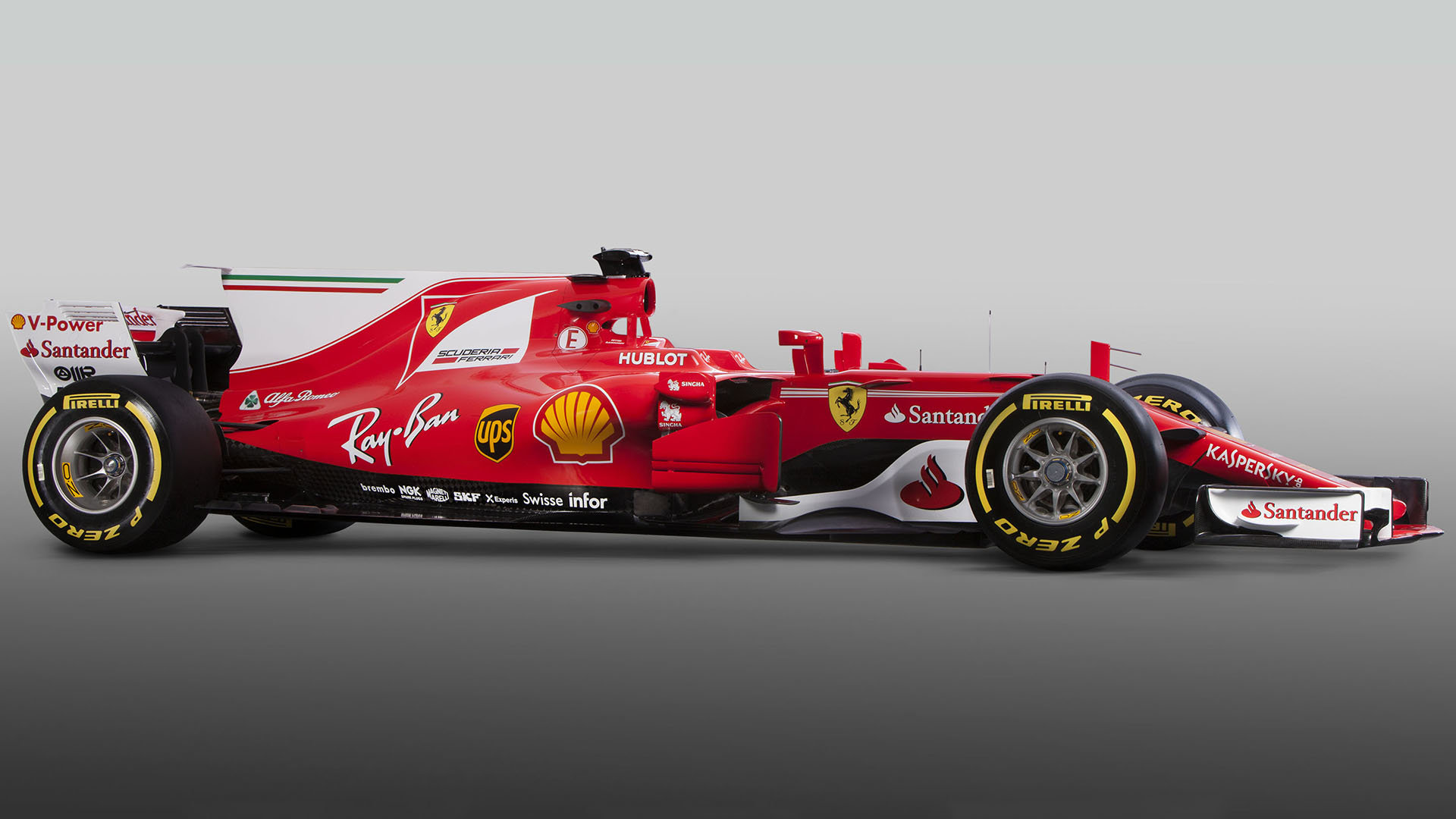 Ferrari při svém předváděcím dnu ve Fioranu