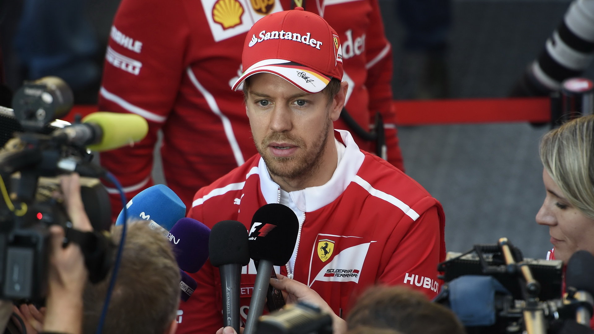 Sebastian Vettel očekávat od svého Ferrari v trénincích trochu více