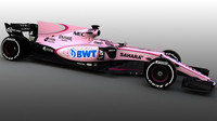 Růžová Force India VJM10