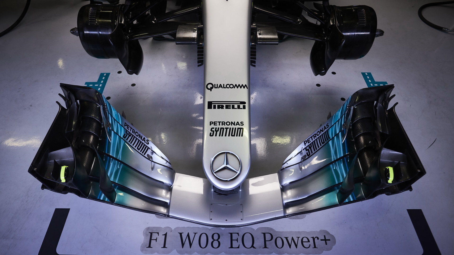 Přední křídlo Mercedesu F1 W08 EQ Power+