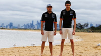 Sergio Pérez a Esteban Ocon v Austrálii