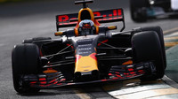 Daniel Ricciardo při pátečním tréninku v Austrálii