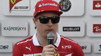 Kimi Räikkönen po závodě v Austrálii