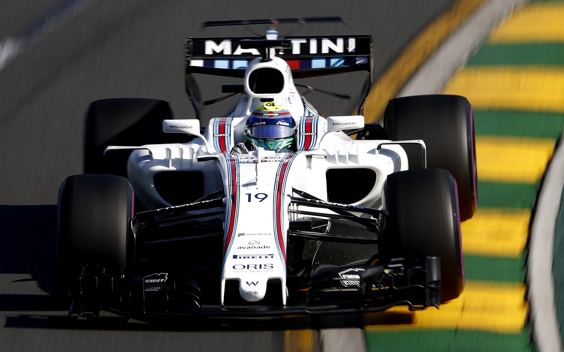 Felipe Massa při prvním závodě sezóny v Austrálii