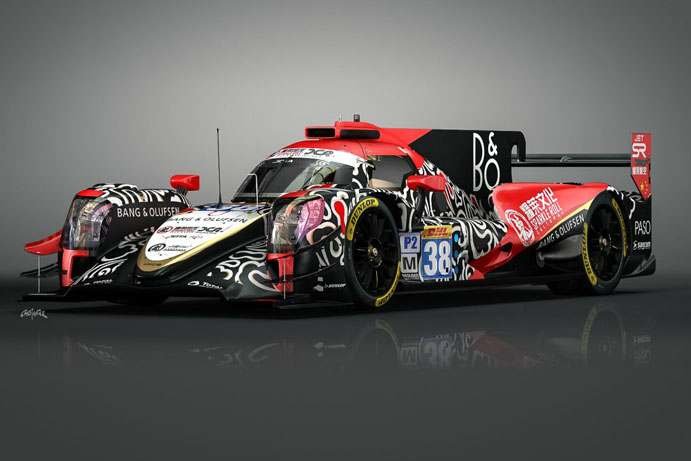 Prototyp Oreca 07 LMP2 týmu Jackie Chan DC Racing před sezónou 2017