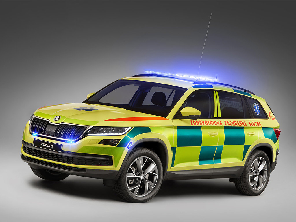 Škoda představila svůj model Kodiaq ve verzi pro záchranné služby