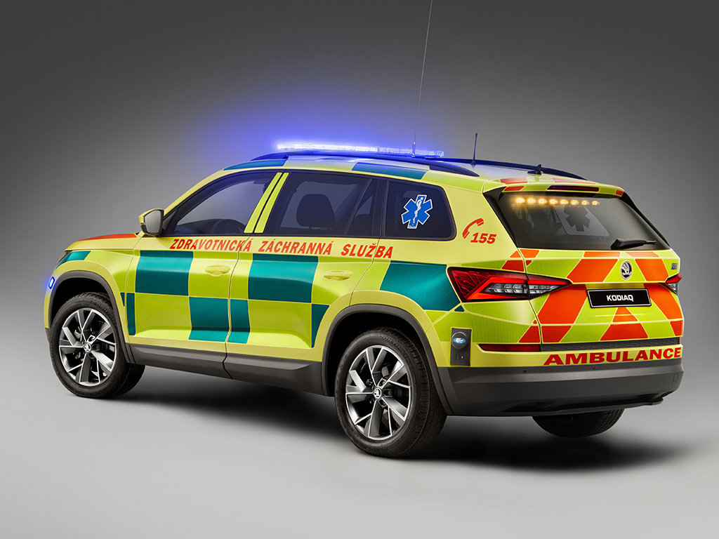 Škoda představila svůj model Kodiaq ve verzi pro záchranné služby