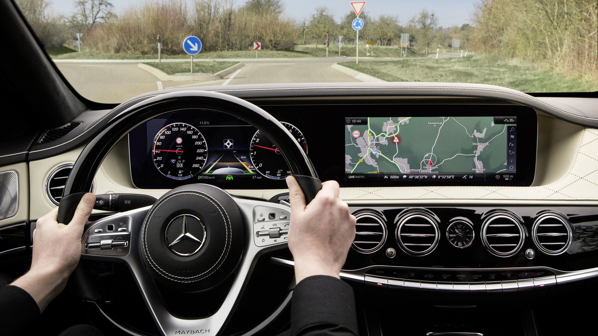 Interiér nového Mercedesu-Benz S