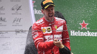 Sebastian Vettel po závodě v Číně