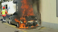 Audi A1 Quattro postihl požár