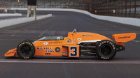 Vítězný McLaren Johnnyho Rutherforda v Indianapolis