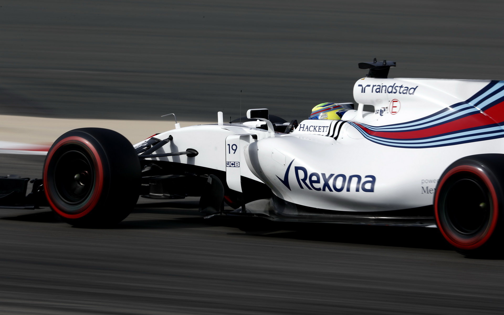 Felipe Massa při tréninku v Bahrajnu