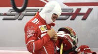 Antonio Giovinazzi při sezónních testech v Bahrajnu