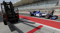 Marcus Ericsson při sezónních testech v Bahrajnu