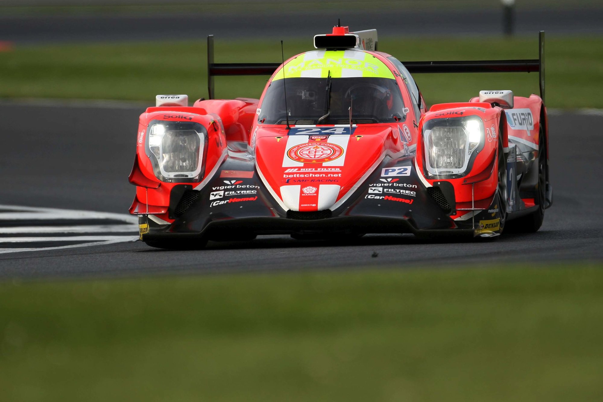 Prototyp Oreca 07 týmu CEFC Manor TRS Racing posádky Jean Eric Vergne, Tor Graves, Jonathan Hirschi